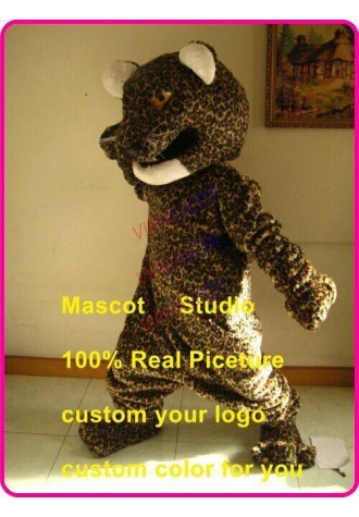 Leopard Mascot Costumes Cartoon Apparel Birthday Party Masquerade Christmas New