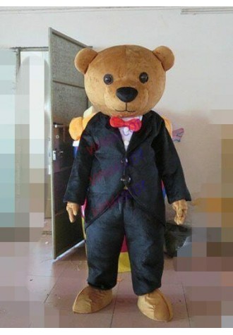 Halloween Brown Teddy Bear Mascot Costume Cosplay Party Clothing Carnival Adults