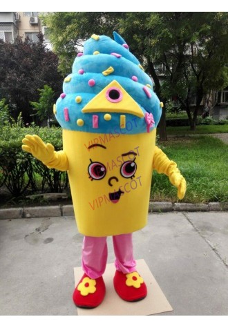Icecream Mascot Costume Suit Cosplay Party Game Dress Outfit Halloween Adult
