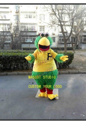Halloween Green Parrot Mascot Costume Suit Anime Cosplay Mascotte Theme Dress US