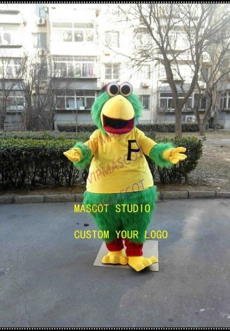 Halloween Green Parrot Mascot Costume Suit Anime Cosplay Mascotte Theme Dress US