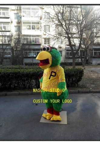 Halloween Green Parrot Mascot Costume Suit Anime Cosplay Mascotte Theme Dress US
