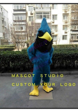 Halloween Blue Mascot Costume Bird Cartoon  Fancy Anime Theme Dress Carnival