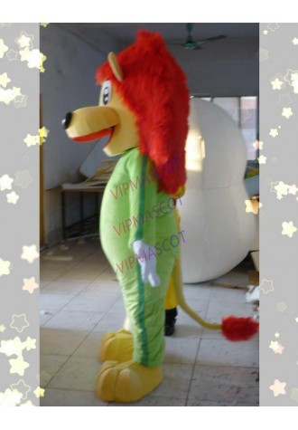 Adversting Lion King Mascot Costume Party Parade Fancy Dress Adult Cosplay