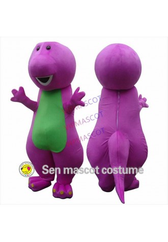  Best Barney Dinosaur Mascot Costume Cartoon Party Dress Adult Gift A++