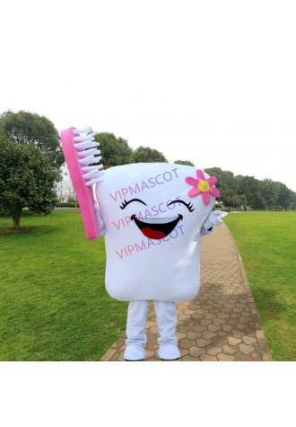 Advertising Tooth Dental Care Mascot Adults Costume Suits Halloween Party Dress