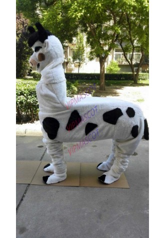 Cow Mascot Costume Cosplay Party Game Dress Outfit Advertising Halloween Adult
