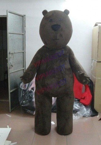 Halloween  Brown Bear Mascot Costume Cosplay Party Game Clothing Carnival Adults