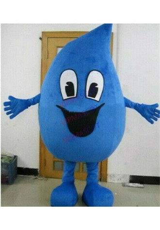Blue Drop Of Blood Mascot Costume Adult Party Fancy Dress Cosplay Outfit Parade