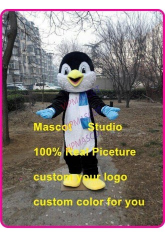 Penguin Mascot Costume Suit Cosplay Party Game Dress Outfit Halloween Adult