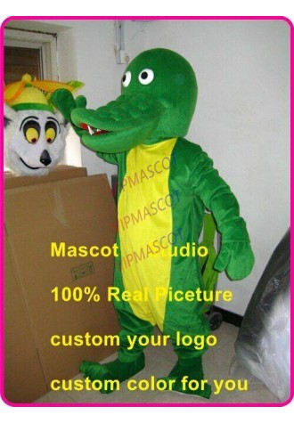 Aligator Mascot Costume Suit Cosplay Party Game Dress Outfit Halloween Adult
