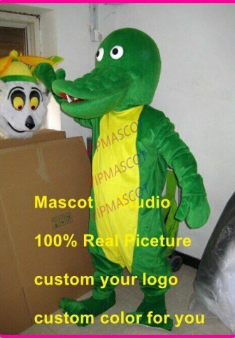 Aligator Mascot Costume Suit Cosplay Party Game Dress Outfit Halloween Adult