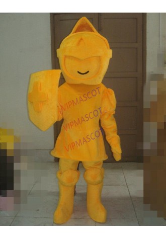 Soldier Uniform Mascot Gold Guard Outfit Costume Adult Cosplay Party Fancy Dress