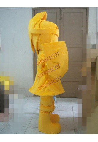 Soldier Uniform Mascot Gold Guard Outfit Costume Adult Cosplay Party Fancy Dress