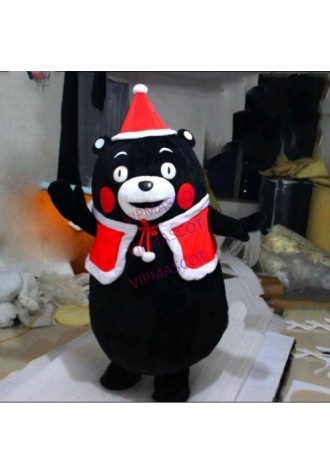 Kumamon Mascot Costumes Japanese Bear Cosplay Adult Halloween Cartoon Doll Dress