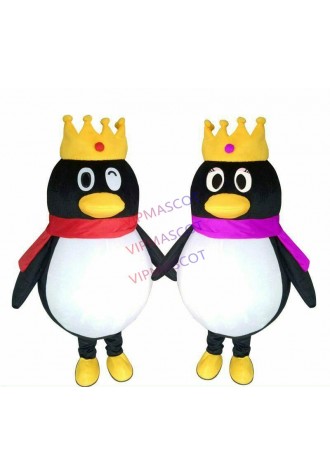 Penguin Mascot Costume Cosplay Animal Fancy Dress Adult Cartoon Party Outfits
