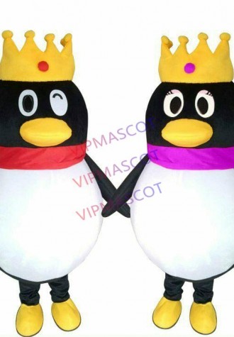 Penguin Mascot Costume Cosplay Animal Fancy Dress Adult Cartoon Party Outfits