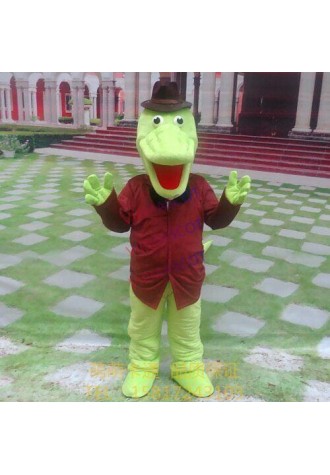 Crocodile Mascot Costume Suit Cosplay Party Fancy Dress Outfit  Halloween Adults