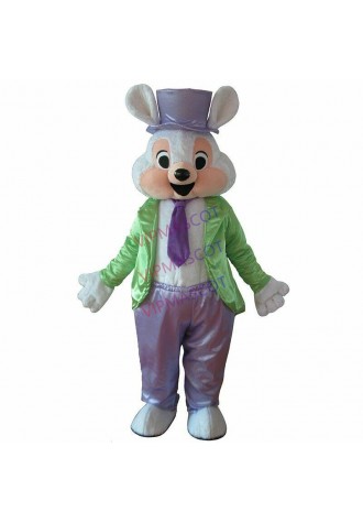 Halloween Bunny Mascot Costume Pink Cosplay Party Dress Clothing Carnival Adults