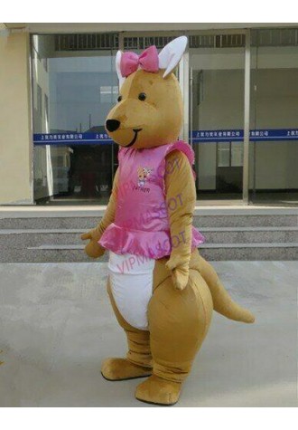 Kangaroo Mascot Costume Cosplay Animal Party Fancy Dress Outfit Adults Parade