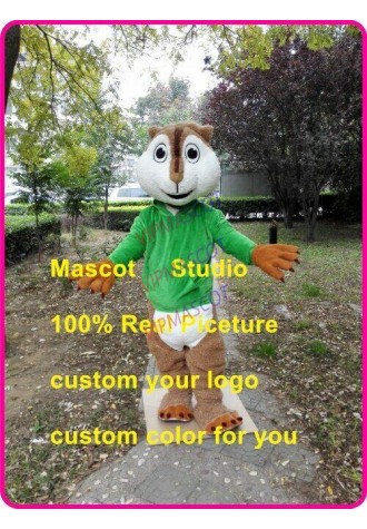 Squirrel Mascot Costume Suit Cosplay Party Game Dress Outfit Halloween Adult
