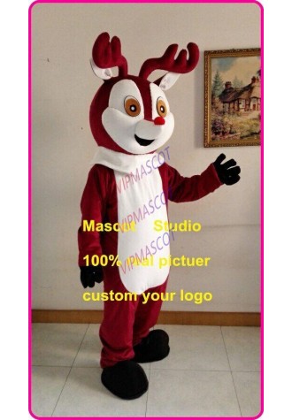Deer Mascot Costume Cosplay Party Game Dress Outfit Advertising Halloween Adult