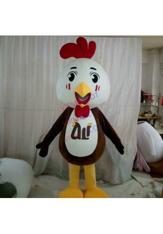 Chicken Mascot Costume Suit Cosplay Party Game Dress Outfit Halloween Adult 2019
