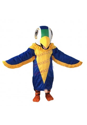 Blue Parrot Mascot Costume Suit Festival Party Dress Adult Parade Cosplay Outfit
