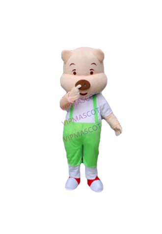 Happly Pig Mascot Costume Easter Parade Cosplay Party Game Adult Dress Outfit