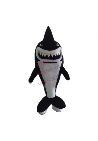Halloween Black Shark Mascot Costume Cosplay Party Game Dress Advertising Adults
