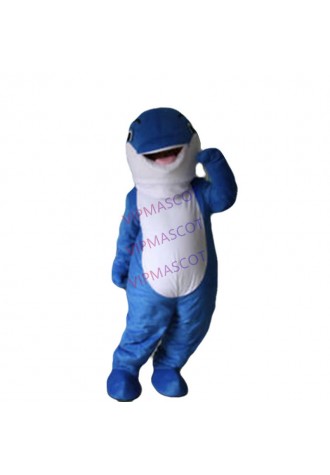 Dolphin Mascot Costume Face Show Cartoon Walking Party Animals Adults Dress