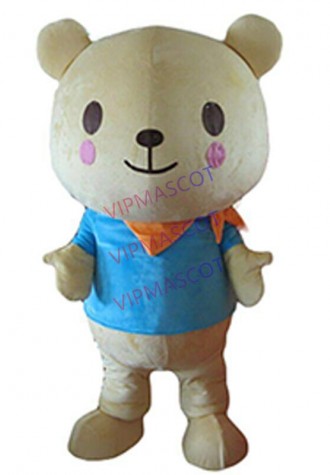 Halloween The Warm Scarf Bear Mascot Costume Cosplay Clothing Carnival Adults
