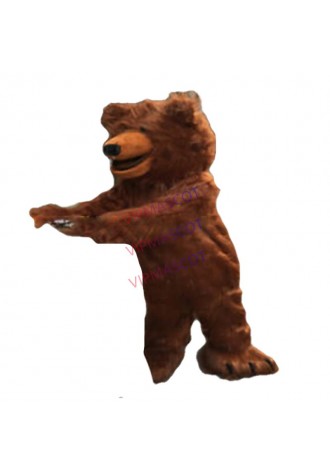 Halloween Brown Bear Mascot Costume Cosplay Party Dress Clothing Carnival  Adult