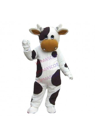 Milk Cow Mascot Costume Fancy Dress Outfit Halloween Adult Suit Cosplay Party