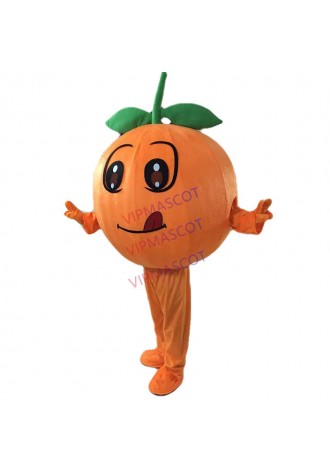 Adversting Orange Mascot Costume Fruit Dress Adult Birthday Party Parade Cosplay