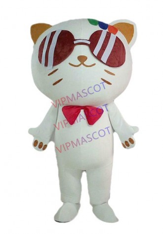 Robot Cat Mascot Costume Suit Cosplay Party Fancy Dress Outfit  Halloween Adults