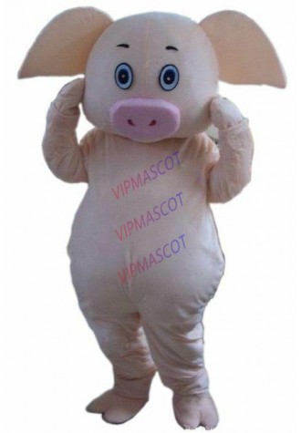 Halloween Cosplay Slaughter Pig Mascot Costume Adults Size Fancy Dress Birthday