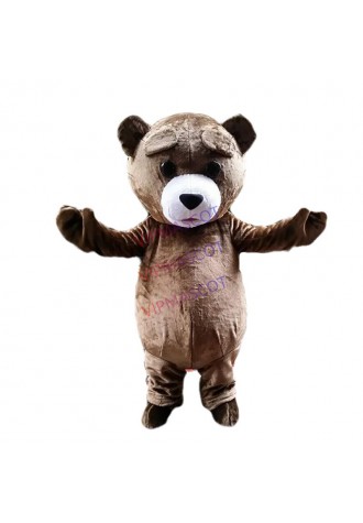 Bear Mascot Costume Suit Cosplay Party Game Fancy Dress Outfit Adults Parade New