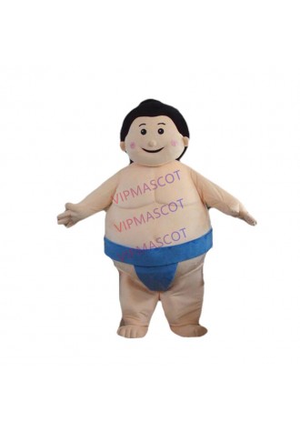 Birthday Advertising fat man Sumo Mascot Costume Fancy Dress Adult Suits Size A+