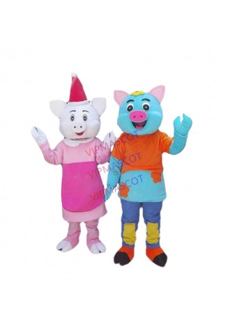 Pig Mascot Costume Cosplay Party Game Dress Outfit Advertising Halloween Adult