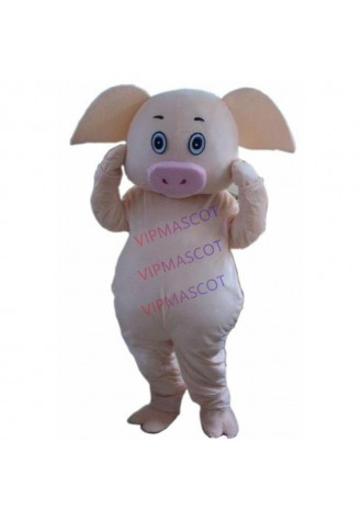 New selling slaughter pig adut mascot costume fancy dress kids Birthday