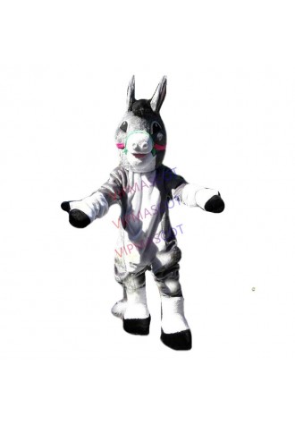 Donkey Mascot Costume Suit Cosplay Party Game Dress Outfit Advertising Halloween