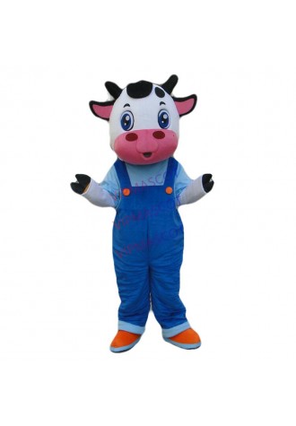 Cow Mascot Costume Cosplay Parade Party Dress Outfit Adult Suit Halloween Animal