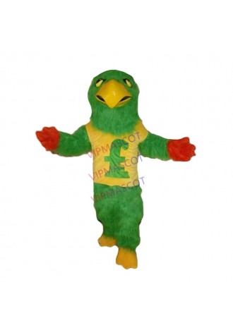 Green Falcon Mascot Costume Suit Cosplay Party Game Dress Outfit Halloween Adult