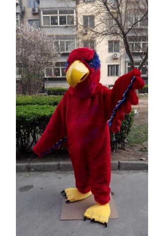 Halloween Red Eagle Mascot Costume Suits Cosplay Mascotte Theme Dress Adult Size