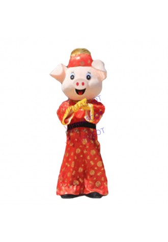 Pig Mascot Party Cosplay Animal Birhtday Costume Outfit Game Adult Dress Parade
