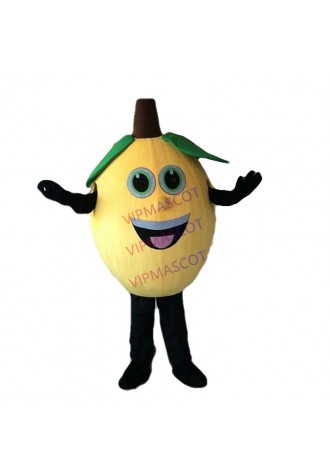 Lemon Mascot Costume Cosplay Party Game Dress Outfit Advertising Halloween Adult