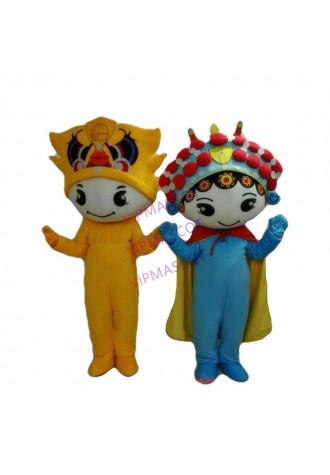 Opera Mascot Costume Cosplay Party Game Dress Outfit Advertising Halloween Adult