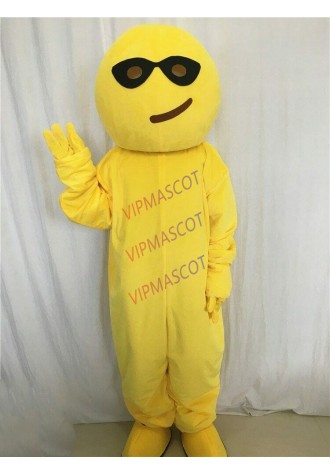 Smile Mascot Costume Cosplay Party Game Dress Outfit Advertising Halloween Adult