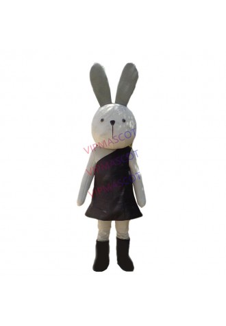 Easter Bunny Rabbit Mascot Costume Suit Halloween Cosplay Party Game Dress Adult